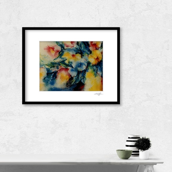 Floral Art print from original painting - Picture 4 of 4